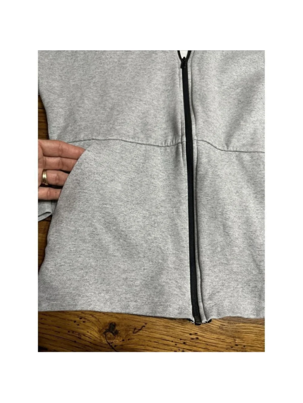 Mens Adidas ID Stadium N3 Full Zip Hoodie Jacket - Heather Grey. SMALL